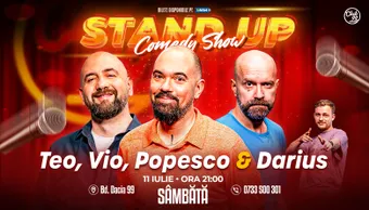 Stand-up Comedy cu Teo, Vio, Cristi Popesco - Darius Grigorie la Club 99