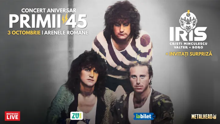 IRIS - Cristi Minculescu, Valter & Boro - Primii 45 de ani - Concert Aniversar