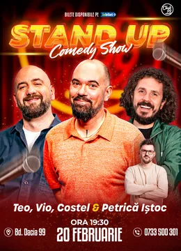 Stand-up Comedy cu Teo, Vio, Costel - Petrică Iștoc la Club 99