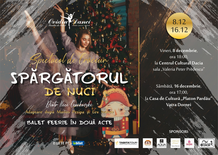 Bistrita: Spectacol de Crăciun “Spărgătorul de Nuci”