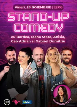 The Fool: Stand-up comedy cu Bordea, Ioana State, Anisia, Geo Adrian si Gabriel Dumitriu