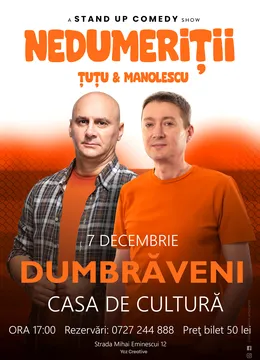 Dumbrăveni: Stand-up Comedy - Dan Tutu si Cristi Manolescu
