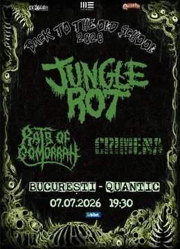 Concert Jungle Rot / Rats Of Gomorrah / Crimena