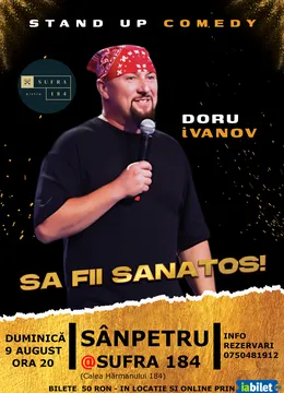 Sânpetru, Brasov: Stand up comedy cu iVanov