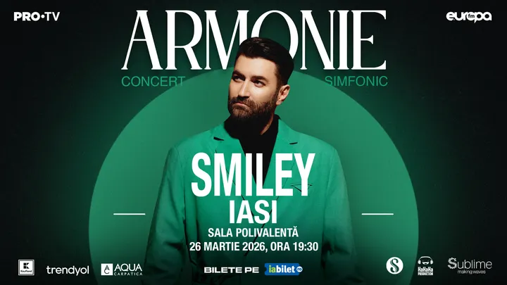 Iasi: Smiley - Armonie - Concert Simfonic