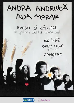 Iași: Andra Andriucă & Ada Morar •  Povești și cântece în Grădină