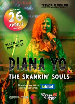 Concert Reggae cu Diana Yo & The Skankin’ Souls, la Terasa Florilor