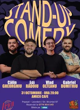 Stand-up Show cu Edi Rădoiu, Gabriel Dumitriu, Vlad Olteanu și Călin Gheorghiu