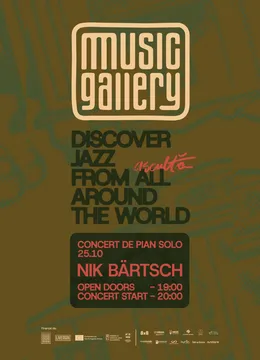 Cluj-Napoca: Concert de pian solo Nik Bärtsch la Music Gallery