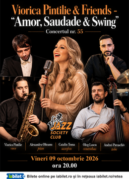 Galați: Viorica Pintilie & Friends - "Amor, Saudade & Swing"