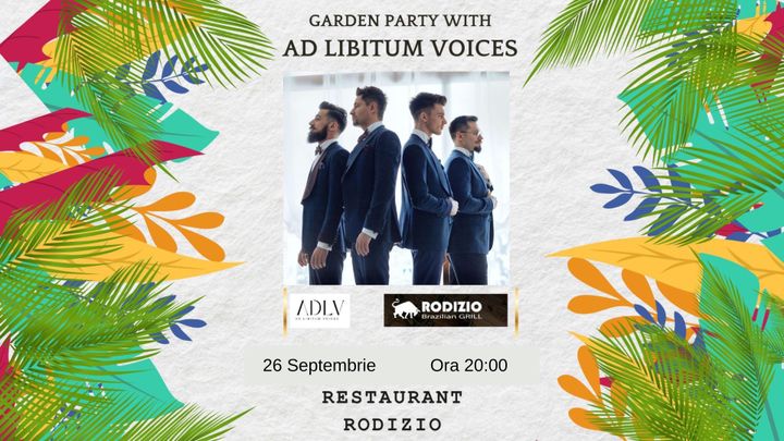 Cluj-Napoca: Garden party with Ad Libitum Voices