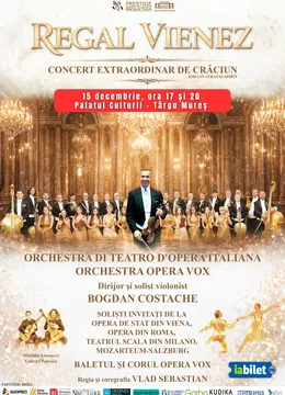Targu Mures: Regal Vienez - Concert extraordinar de Craciun