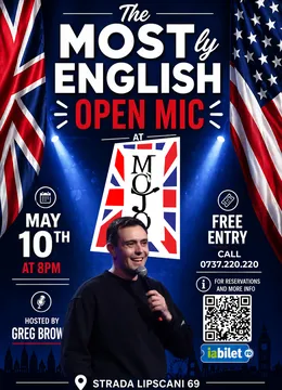 The MOSTly ENGLISH OPEN MIC at Mojo