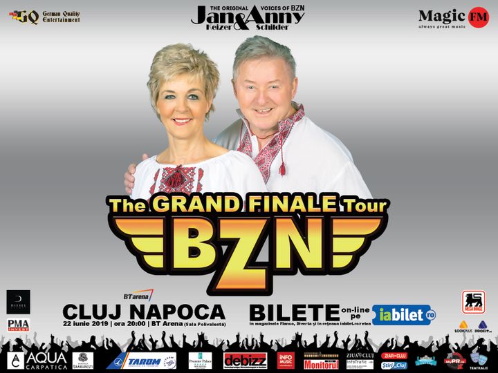 Cluj-Napoca: Concert BZN - Grand Finale Tour