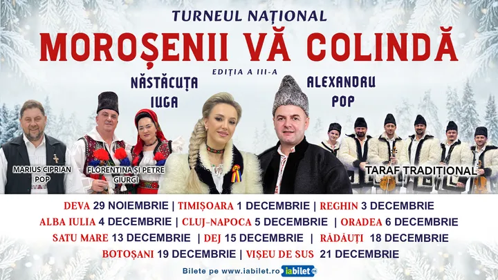 Turneu Moroșenii vă colindă