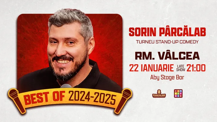Ramnicu Valcea: Stand-Up Comedy Best Of 2024 & 2025 cu Sorin Pârcălab - 21:00