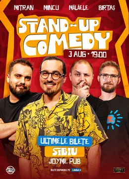Sibiu: Mincu, Mitran, Bogdan Mălăele & Dan Birtaș | Stand Up Comedy Show