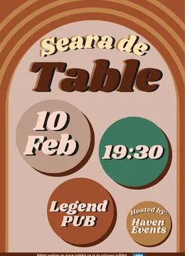 Iaşi: Seara de Table