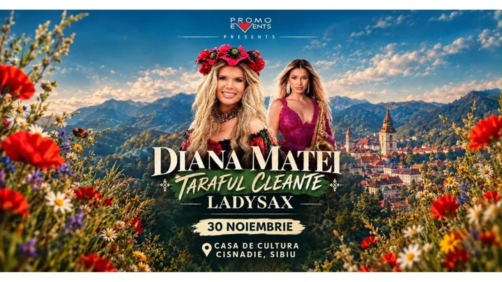 Cisnădie: Ritmuri Orientale si Balcanice cu Diana Matei & Taraful Cleante, Lady Sax