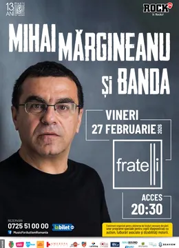 Constanta: Concert caritabil Mihai Mărgineanu si Banda