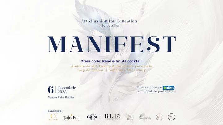 Bacău: Art & Fashion for Education: Manifest Edition