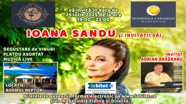 Neptun: Ioana Sandu si invitatii săi