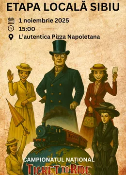 Sibiu: Campionat Ticket to Ride - Etapa Locală