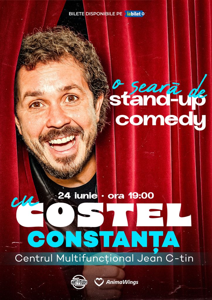 Constanța: O seară de stand up comedy cu Costel