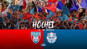 Hochei: CSA Steaua București - CSM Galați | 6 martie