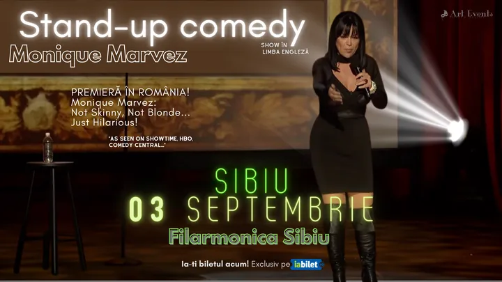 Sibiu: Stand-up cu Monique Marvez