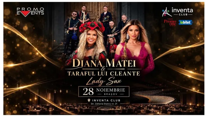 Brașov: Ritmuri Orientale si Balcanice cu Diana Matei & Taraful Cleante, Lady Sax