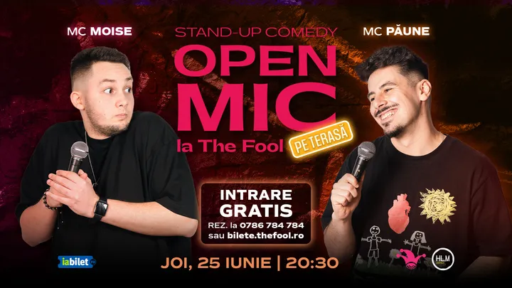 The Fool Terasa: Open Mic: MCs Moise & Păune