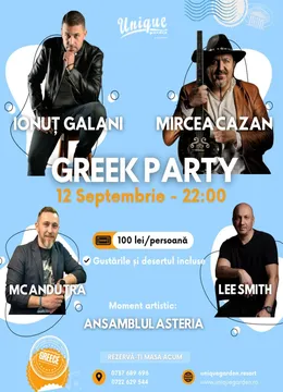 Braila: Greek Party - Ionut Galani si Mircea Cazan