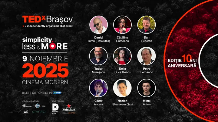 Brașov: TEDxBrașov @ SIMPLICITY - Less is More