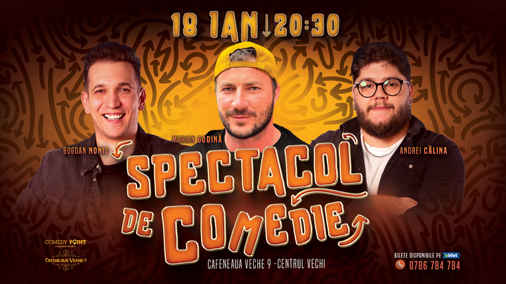 Comedy Point: Stand-up Comedy cu Călina, Nonic și Marian Godină