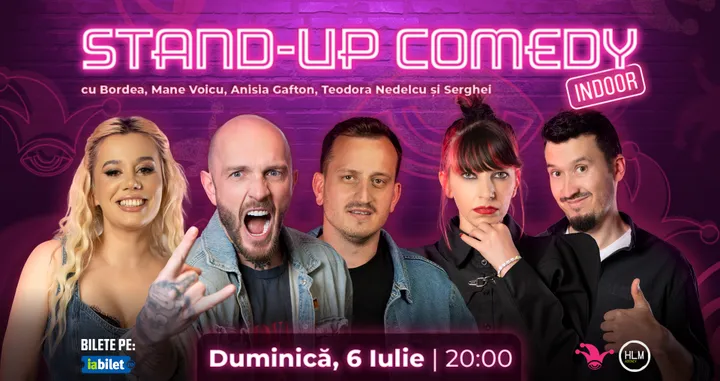 The Fool: Stand-up comedy cu Bordea, Mane Voicu, Anisia, Teodora Nedelcu și Serghei