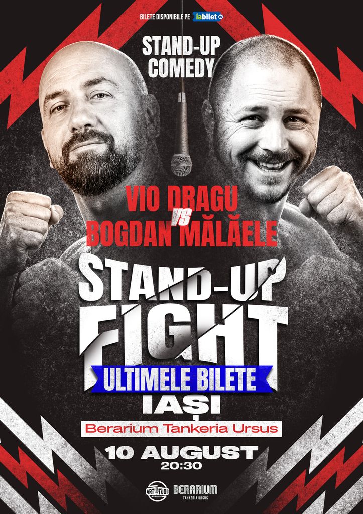 Iași: Stand-Up Fight cu Vio și Mălăele | Stand Up Comedy Show