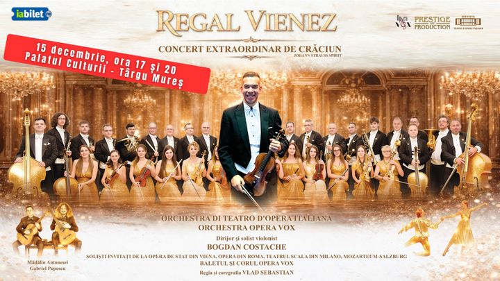 Targu Mures: Regal Vienez - Concert extraordinar de Craciun