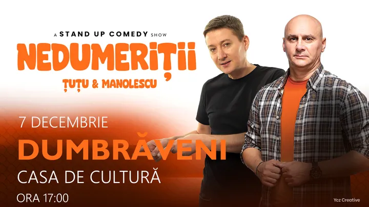 Dumbrăveni: Stand-up Comedy - Dan Tutu si Cristi Manolescu
