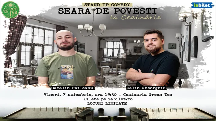 Seară de Povești la Ceainăria Green Tea
