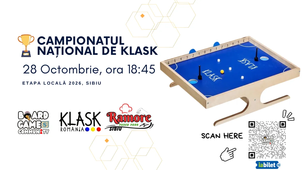 Campionatul national de KLASK - Etapa Locala Sibiu 2026 - Boardgame