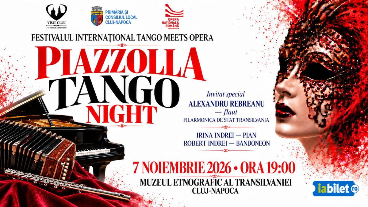 Cluj-Napoca: Piazzolla Tango Night (Recital de tango argentinian)