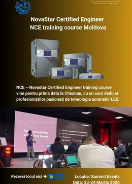 Chișinău: NovaStar Certified Engineer - NCA Moldova 2026