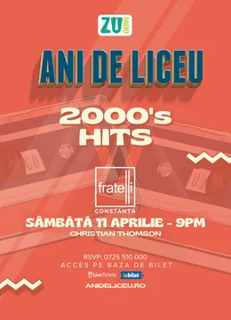 ANI DE LICEU - 2000's Hits ✩ FRATELLI