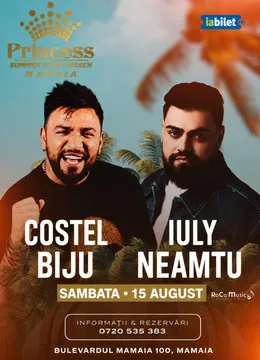 Mamaia: Concert Costel Biju x Iuly Neamtu