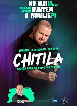 Chitila: „Nu mai suntem o FAMILIE?!” Show nostalgic de stand-up cu Nae Nicolae
