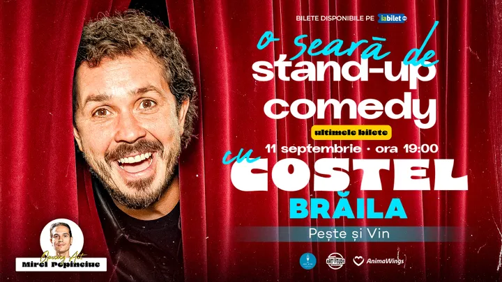 Braila: O seară de stand up comedy cu Costel | Comedy Show
