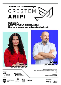 Iași: Conferința „Creștem Aripi” – Un eveniment despre motivația școlară