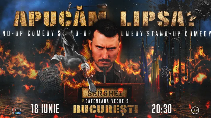 Comedy Point: Stand-Up Comedy politic cu Serghei - „Apucăm lipsa?”