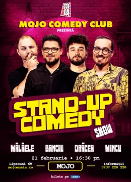 Stand-up comedy show cu Mincu, Dracea, Banciu, Malaele